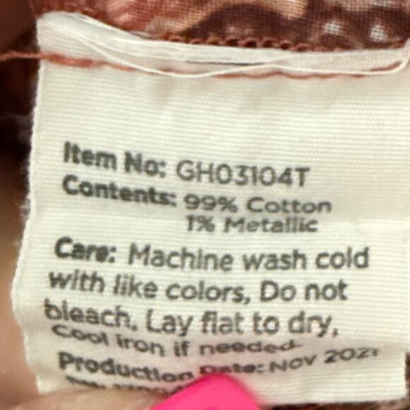 Good Hart‎ The Style Charm Medallion Print Short Sleeve Top Multi Size Medium - Picture 11 of 11